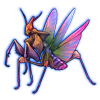 Beetle Nemesis: Idolomantis diabolica [Rainbow]