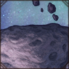 Small Floating Asteroids [Middle]
