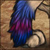 Lion Pride Fluffy Furboots [Blue and Purple]