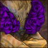 Curly Fur Collar [Purple]