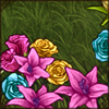 Lion Pride Flower Frame [Tricolour]