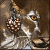 Pinecone Earrings [Frosted]