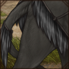 Horse Mane Tail Skirt [Black]