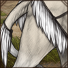 Horse Mane Tail Skirt [Grey]
