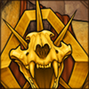 Lion Skull Pauldron [Gold]