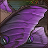 Moth Wings - Gray and Purple [Top]