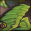 Moth Wings - Green Moon [Top]