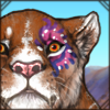 Lion Pride Face Paint [Blue and Purple]