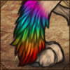 Lion Pride Fluffy Furboots [Rainbow]