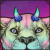 Lion Pride Horns [Green and Blue]