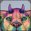 Lion Pride Horns [Blue and Purple]