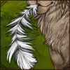 Sacred Ibis Feather Decor