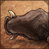 Warthog Carcass Decor