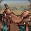 Western Horse Saddle [Dark]